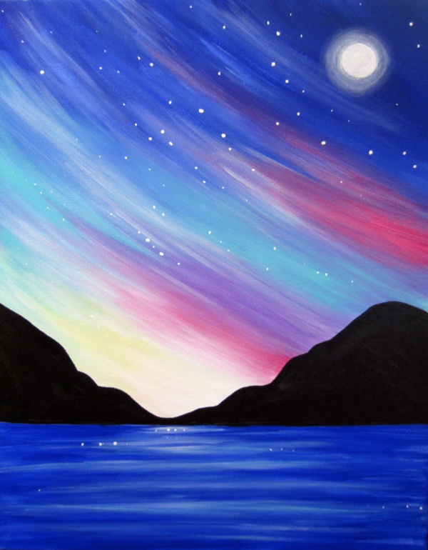 30 Amazing Acrylic Paintings For Beginners Buzz Hippy