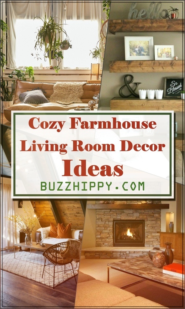 35 Cozy Farmhouse Living Room Decor Ideas Buzz Hippy