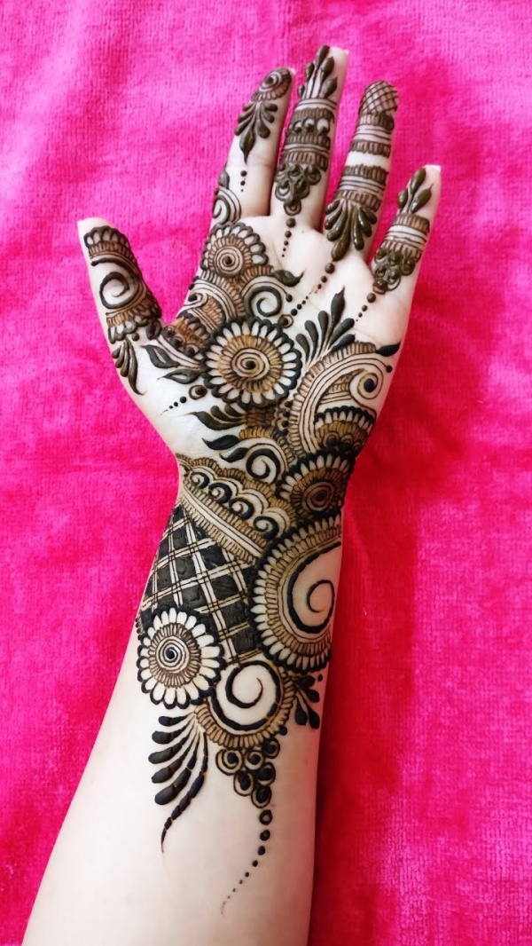 Easy Arabic Mehndi Designs Pictures Full Size